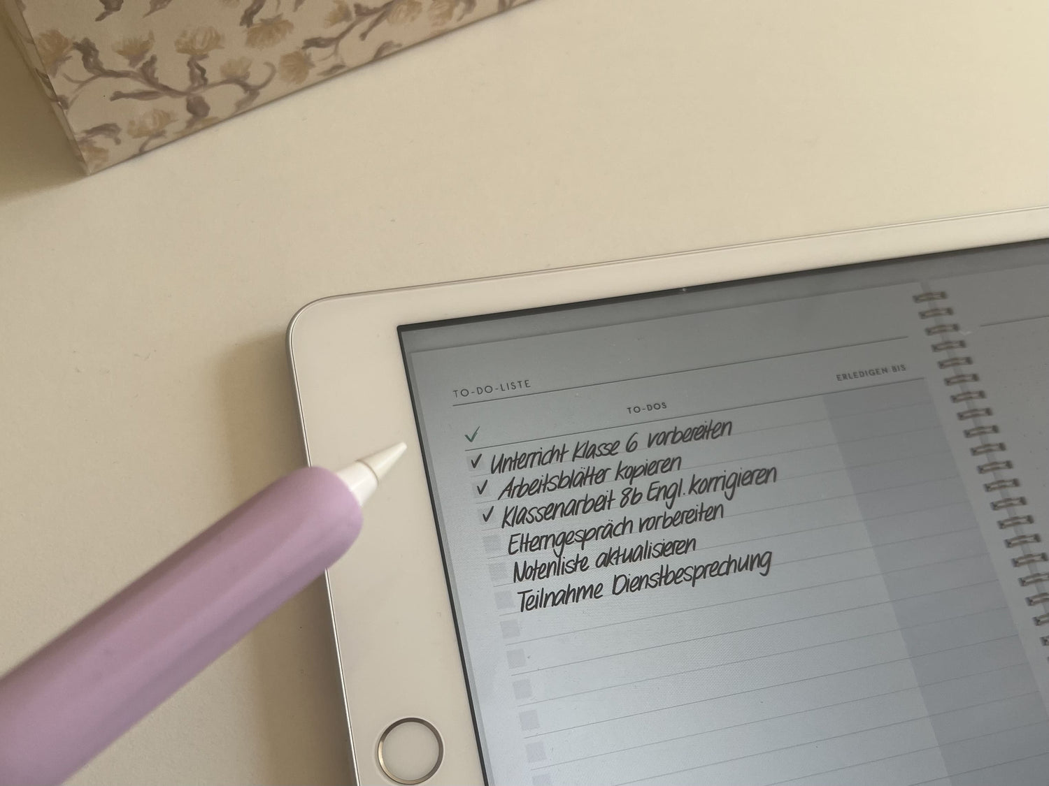 Handschriftliche Notizen Goodnotes