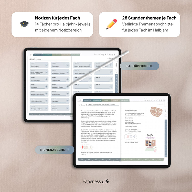 Digital Student Calendar 2025/26