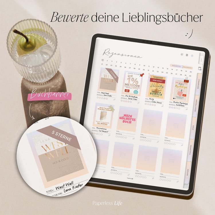 Reading Journal Stickers