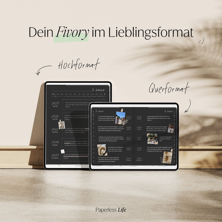 Fivory – Das 5-Jahres-Tagebuch