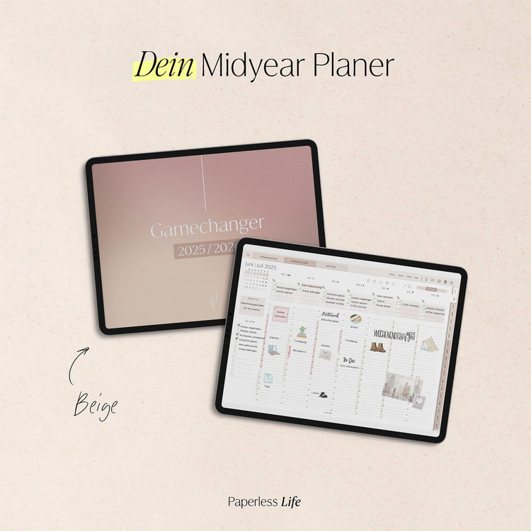 18-Month Digital Planner July 2025 - December 2026 | The Game Changer