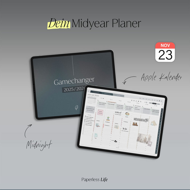 18-Month Digital Planner July 2025 - December 2026 | The Game Changer