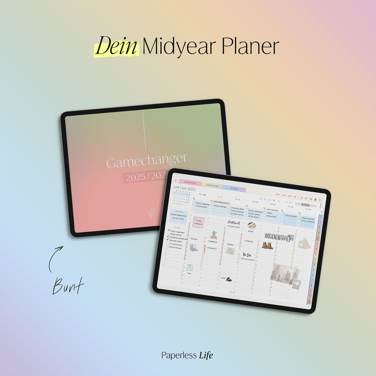 18-Month Digital Planner July 2025 - December 2026 | The Game Changer