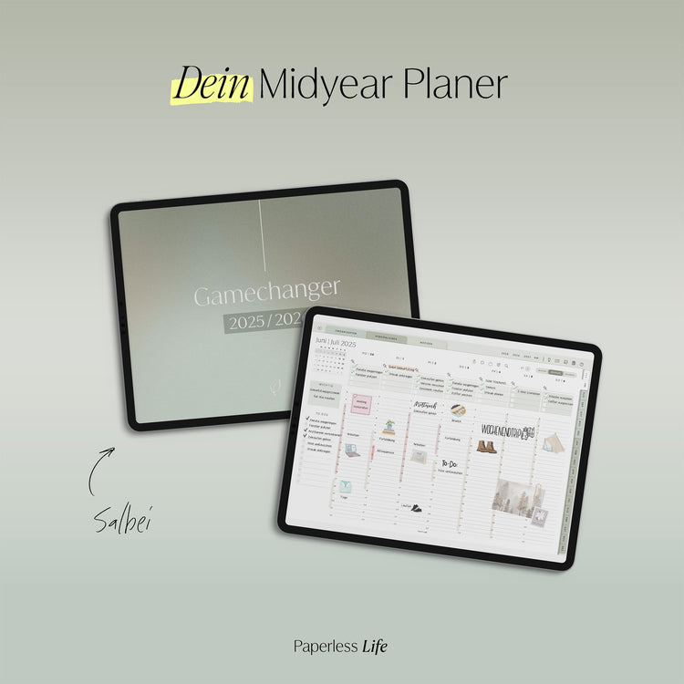 18-Month Digital Planner July 2025 - December 2026 | The Game Changer