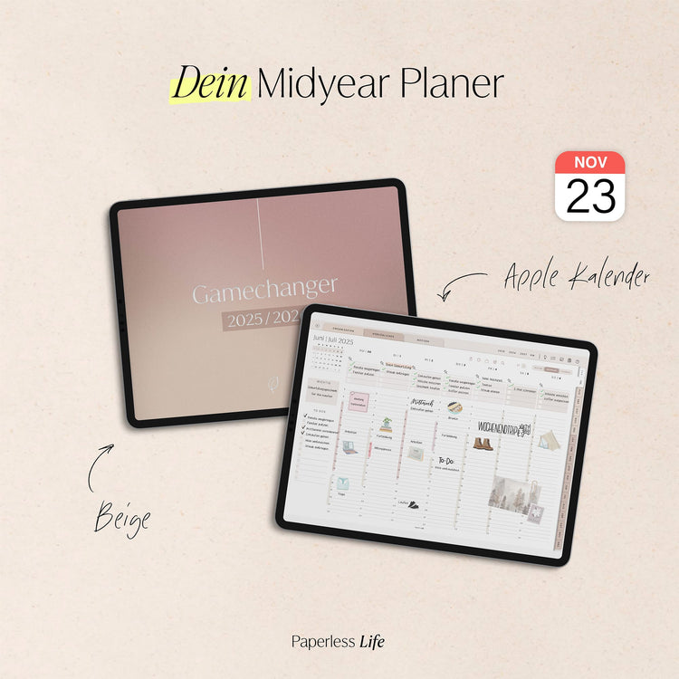 18-Month Digital Planner July 2025 - December 2026 | The Game Changer