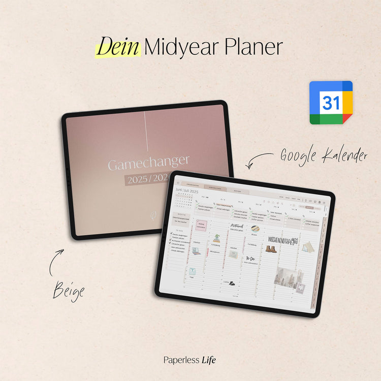 18-Month Digital Planner July 2025 - December 2026 | The Game Changer