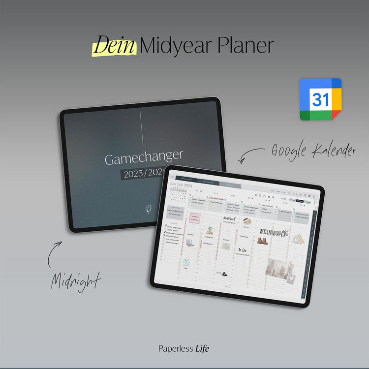 18-Month Digital Planner July 2025 - December 2026 | The Game Changer