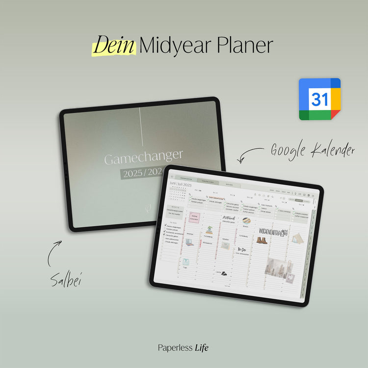 18-Month Digital Planner July 2025 - December 2026 | The Game Changer