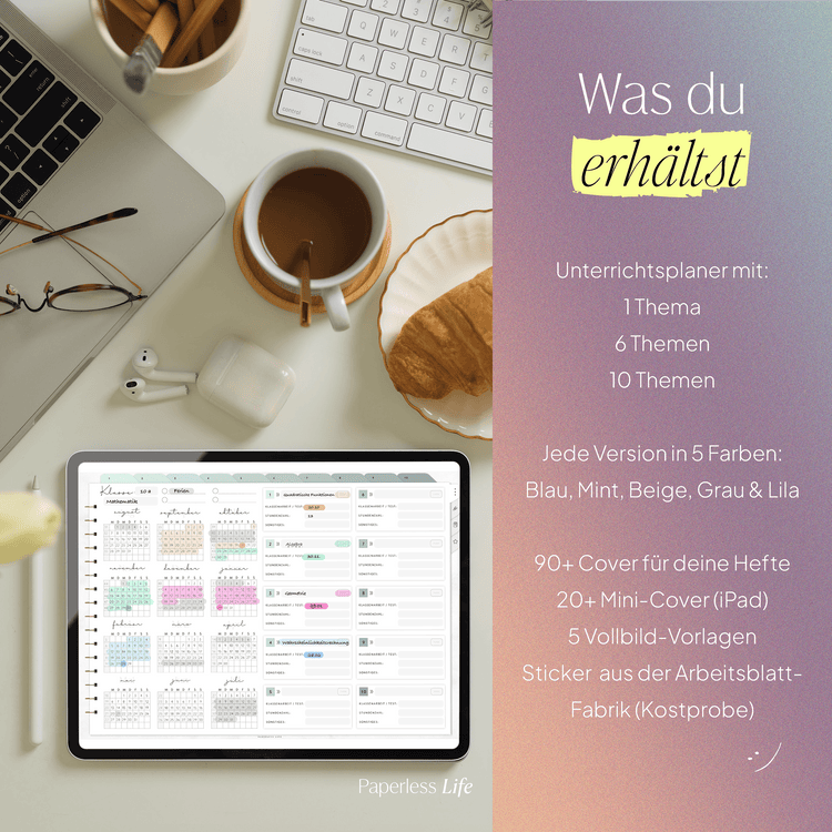 Digital lesson planner - for GoodNotes & Co.