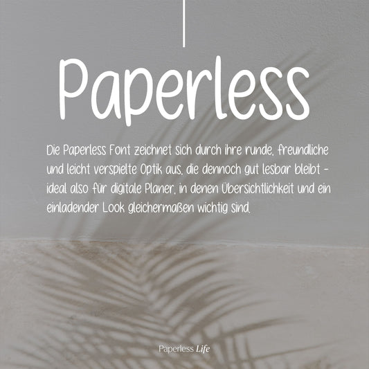 Font "Paperless"