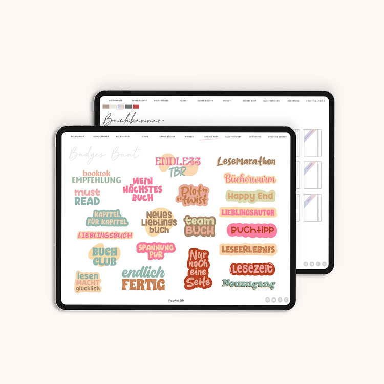 Reading Journal Stickers