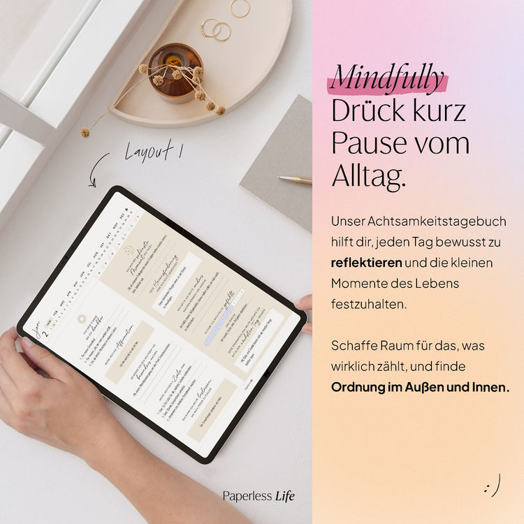 Mindfully – Achtsamkeitstagebuch