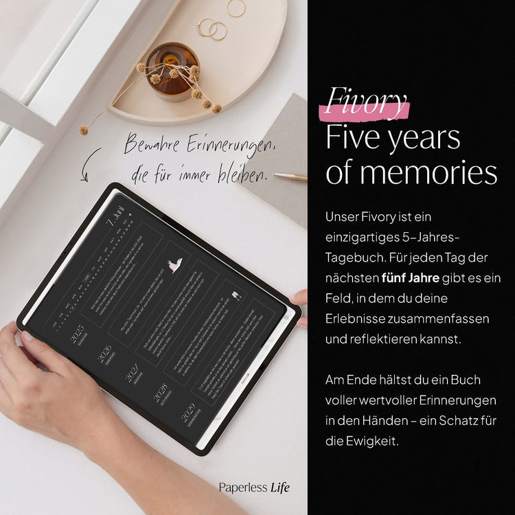 Fivory – Das 5-Jahres-Tagebuch