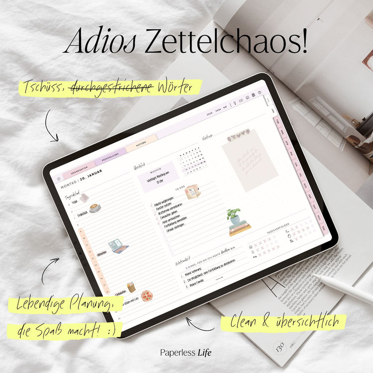 Digitaler Planer 2025 | Der Gamechanger (Testversion für das restliche Jahr)
