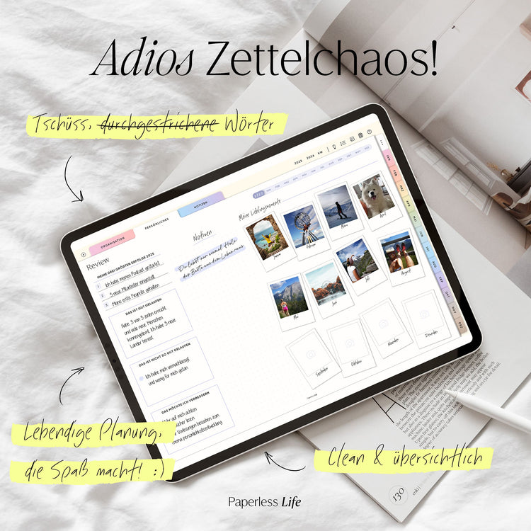Digitaler Planer 2025 | Der Gamechanger (Testversion für das restliche Jahr)