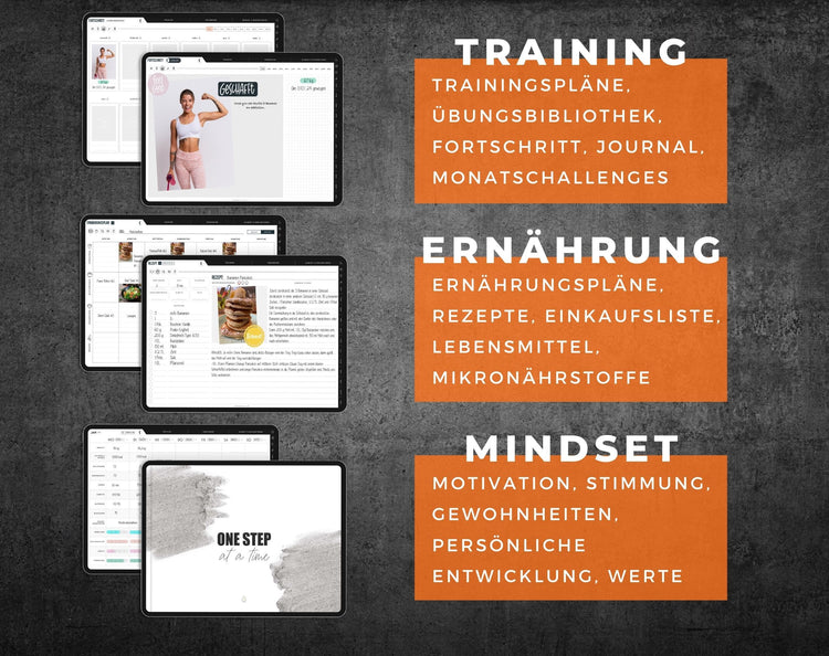 Digitaler Fitnessplaner | Sportplaner | Undatiert