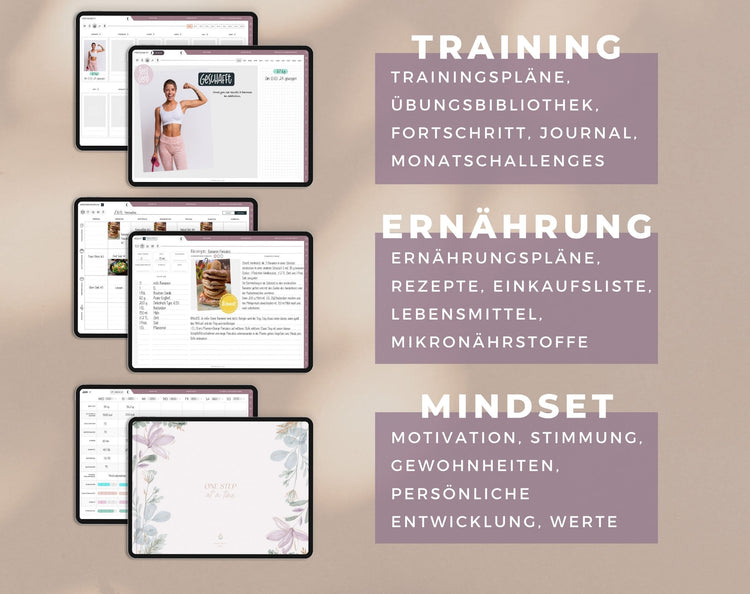 Digitaler Fitnessplaner | Sportplaner | Undatiert
