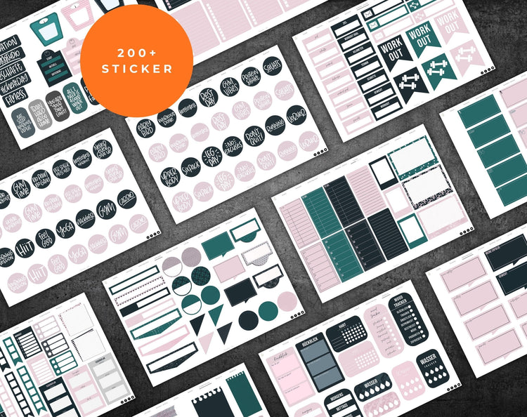 Digitaler Fitnessplaner | Sportplaner | Undatiert