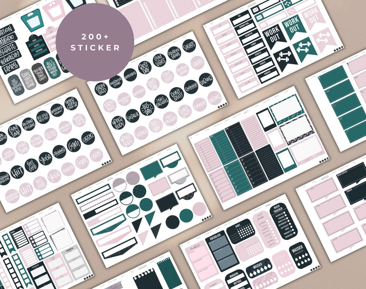 Digitaler Fitnessplaner | Sportplaner | Undatiert