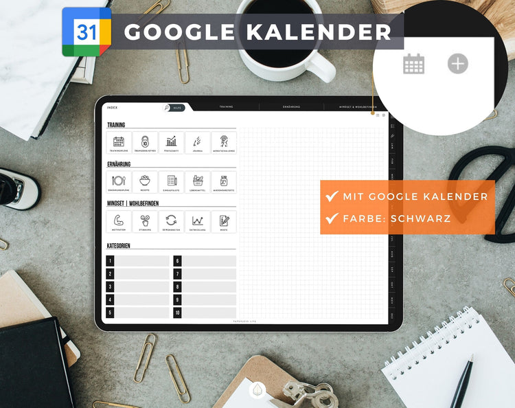 Digitaler Fitnessplaner | Sportplaner | Undatiert
