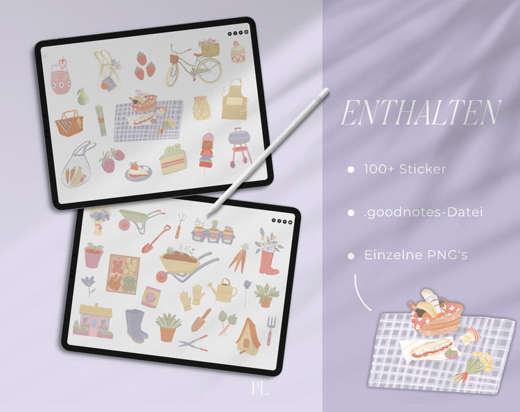 100+ Digital Stickers | Spring