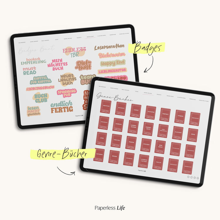 Reading Journal Stickers