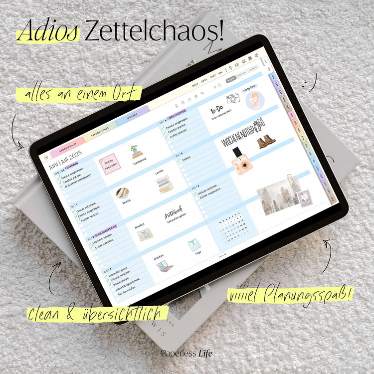 18-Month Digital Planner July 2025 - December 2026 | The Game Changer