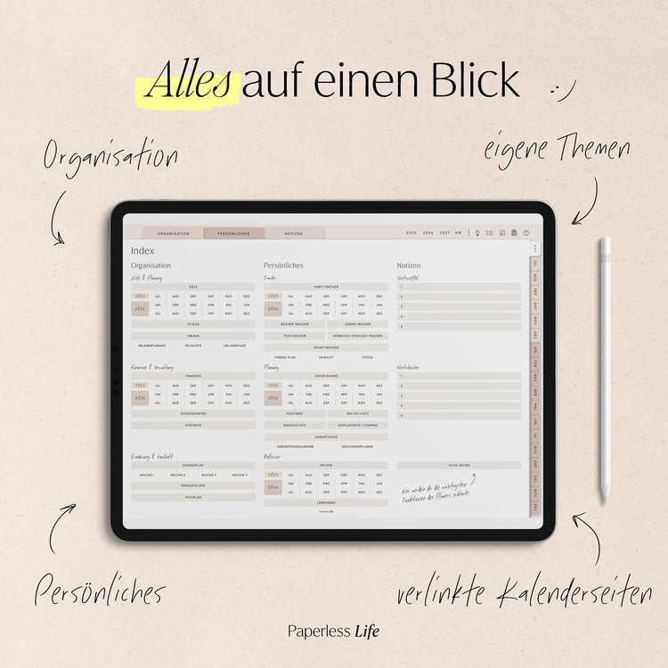 18-Month Digital Planner July 2025 - December 2026 | The Game Changer
