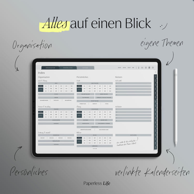 18-Month Digital Planner July 2025 - December 2026 | The Game Changer