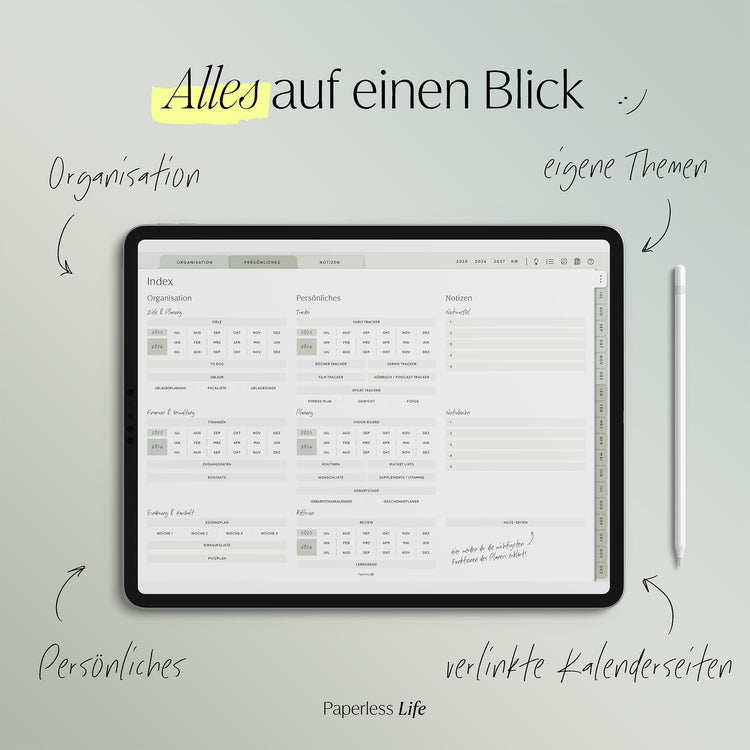18-Month Digital Planner July 2025 - December 2026 | The Game Changer