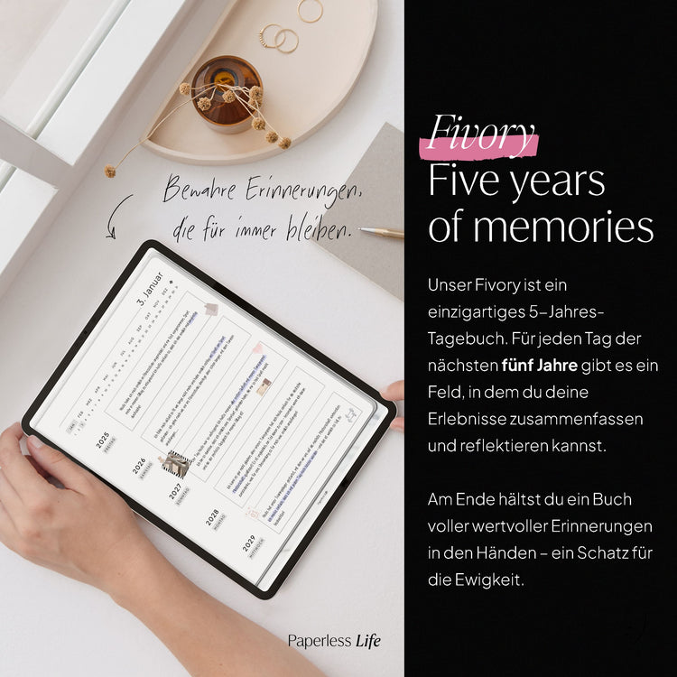 Fivory – Das 5-Jahres-Tagebuch