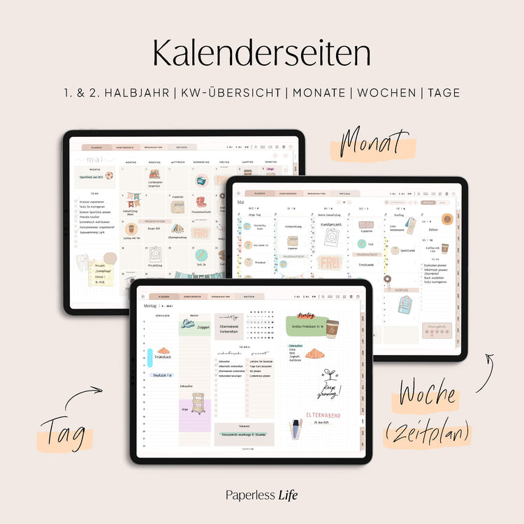 Digitaler Lehrerkalender Grundschule 25/26 "Der Gamechanger"