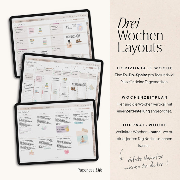 18-Month Digital Planner July 2025 - December 2026 | The Game Changer