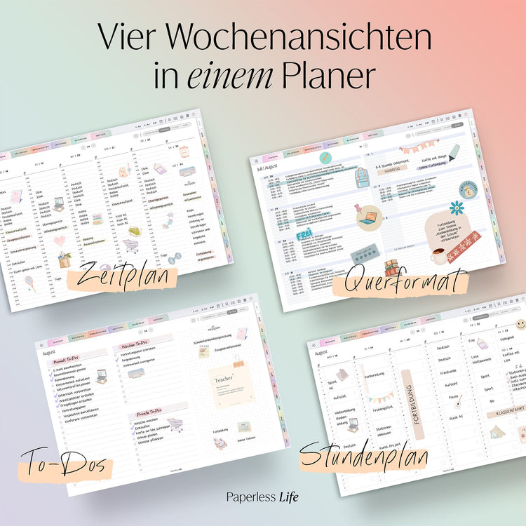 Digitaler Planer für die Schulleitung 25/26