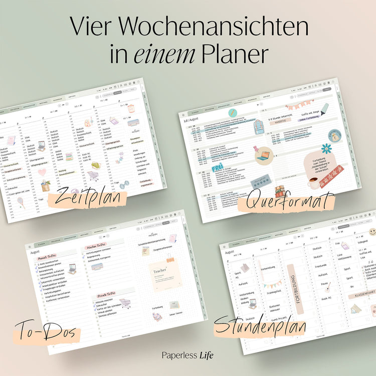 Digitaler Planer für die Schulleitung 25/26