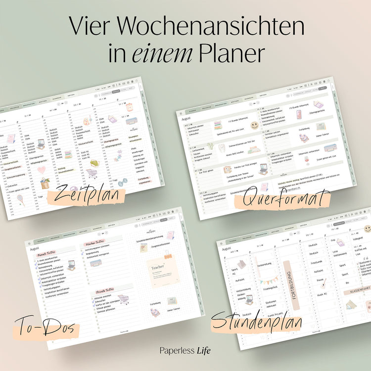 Digitaler Planer für die Schulleitung 25/26