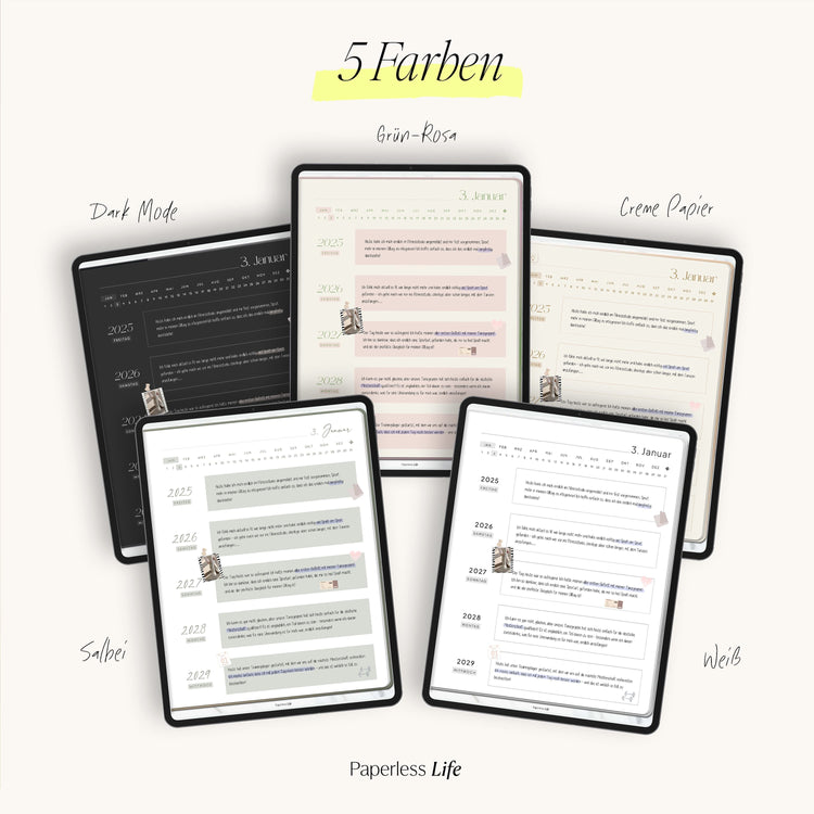 Fivory – Das 5-Jahres-Tagebuch