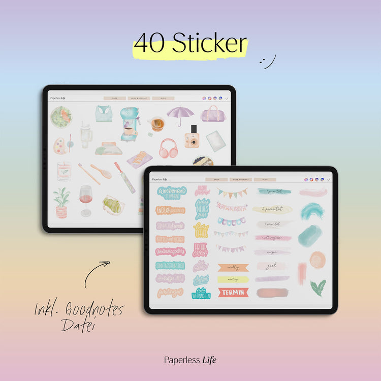 18-Month Digital Planner July 2025 - December 2026 | The Game Changer