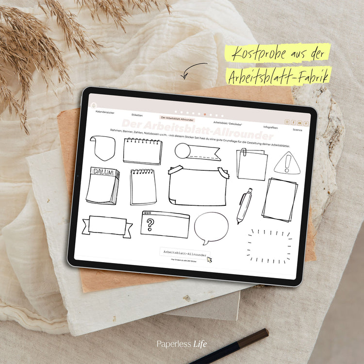 Digital lesson planner - for GoodNotes & Co.