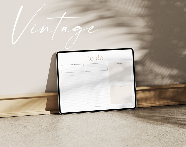 To-do-Listen Set mit 23 Vorlagen