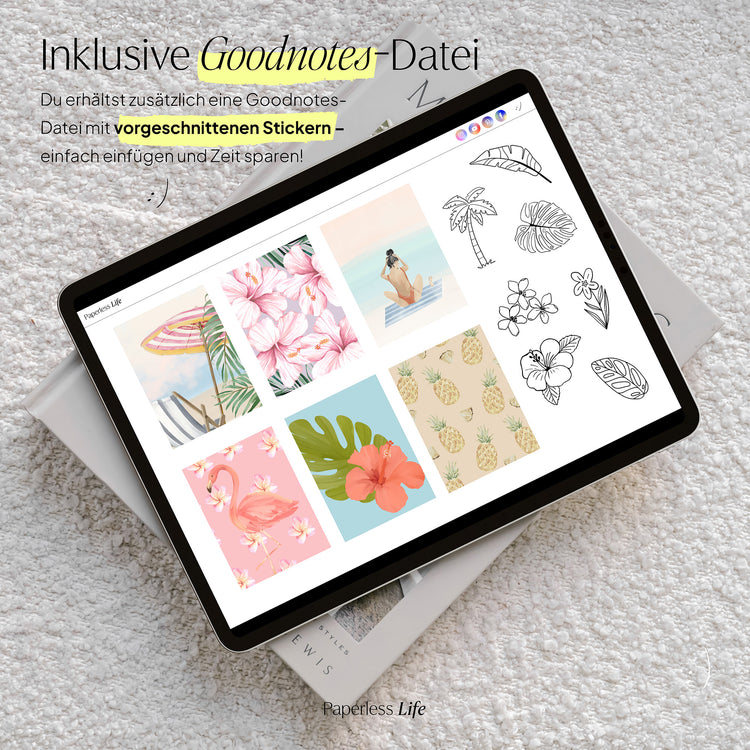 200+ Digital Stickers | Summer Vacation