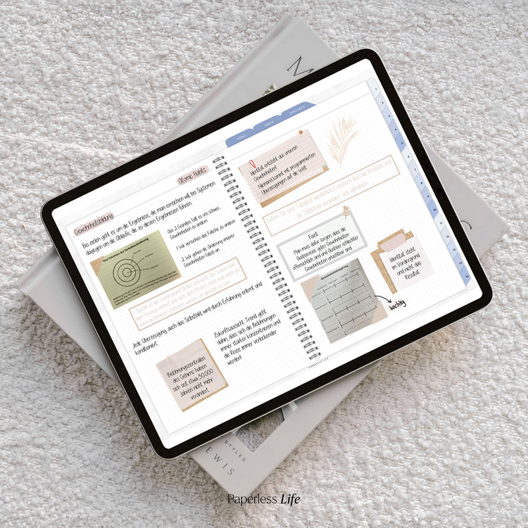 Digital Notebook "Finally Paperless" - 15 Tabs