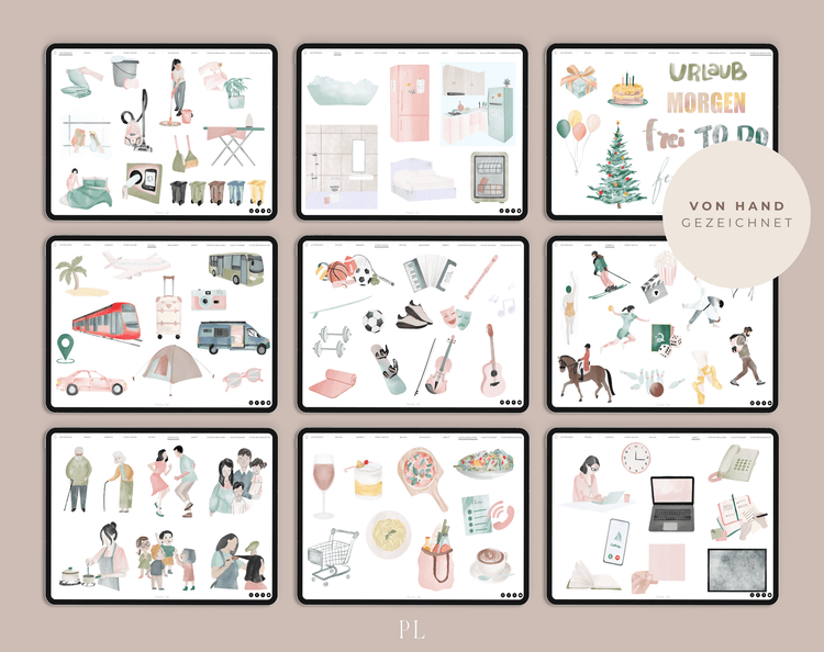 Digitale Sticker | Alltagsspaß