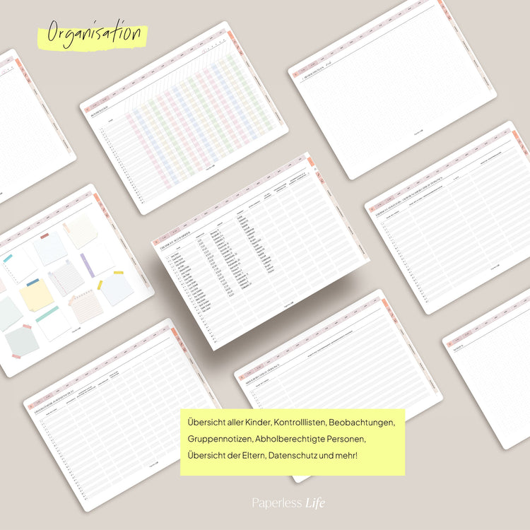 Digitales Gruppentagebuch für die Kita
