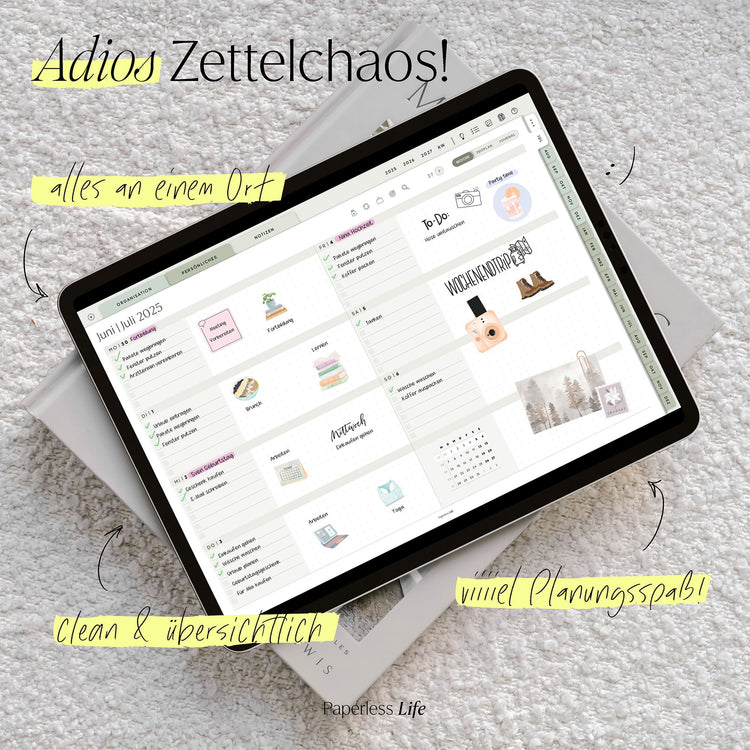 18-Month Digital Planner July 2025 - December 2026 | The Game Changer