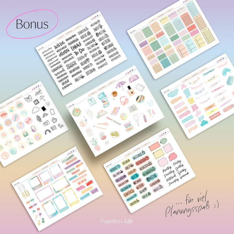 18-Month Digital Planner July 2025 - December 2026 | The Game Changer