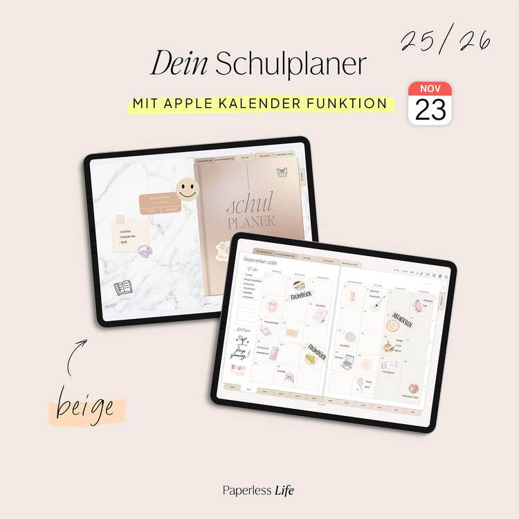 Digitaler Schülerkalender 2025/26