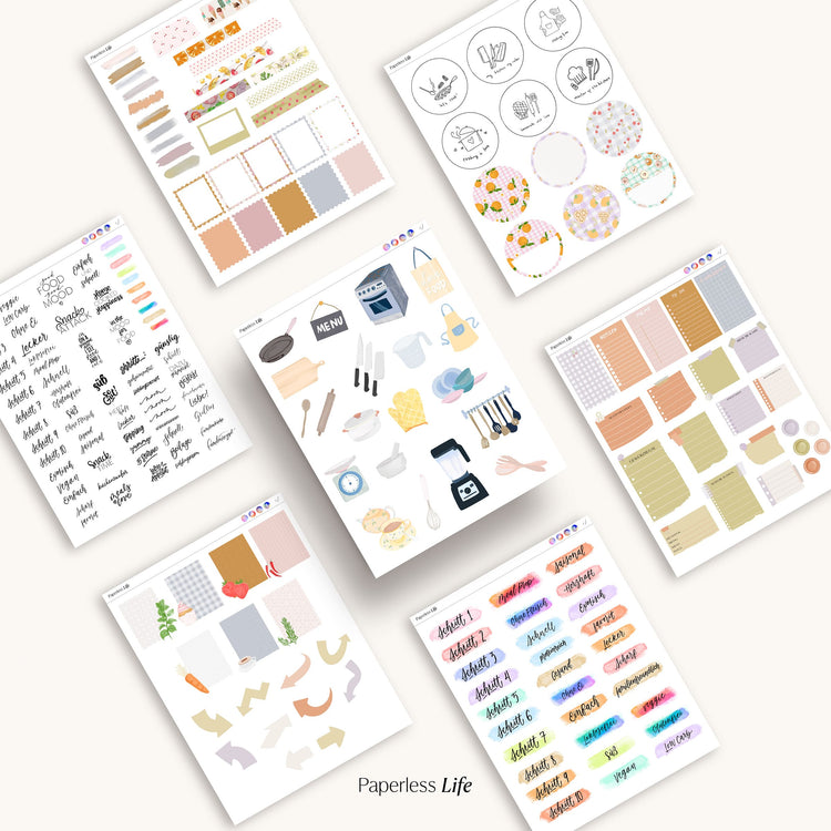 Digital Stickers | From the current recipe book