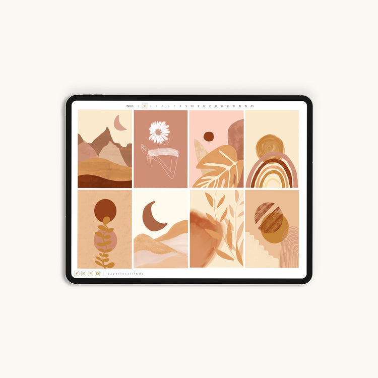 400+ Digital Stickers | Boho vibes