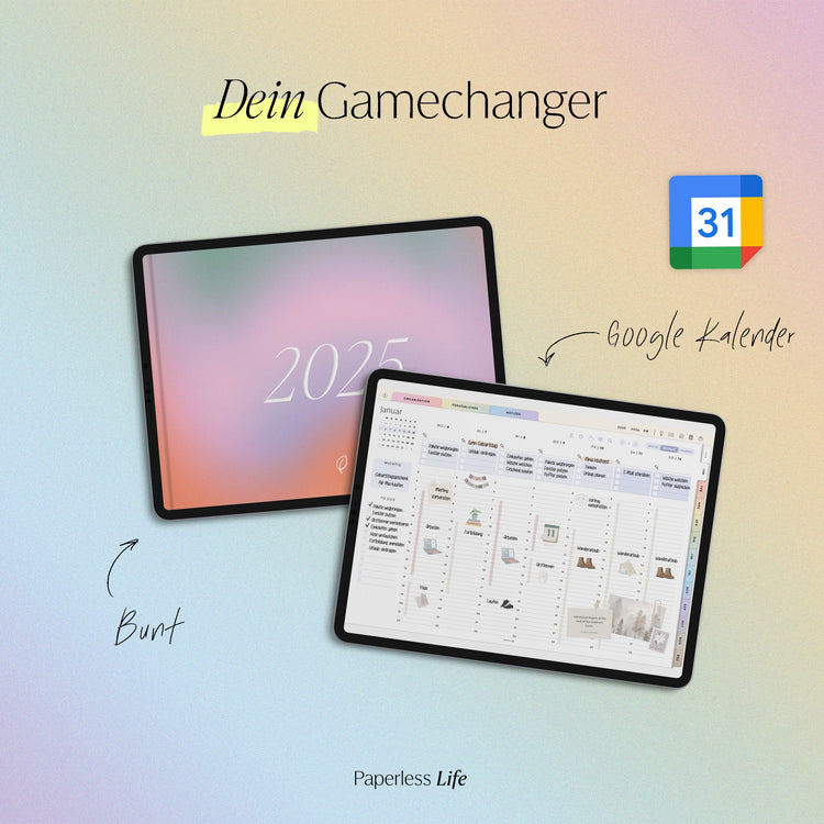 Digitaler Planer 2025 | Der Gamechanger (Testversion für das restliche Jahr)